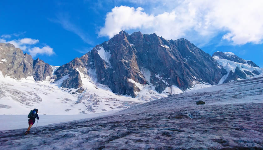 Grandes Jorasses, Espolon Walker. EKAITZ